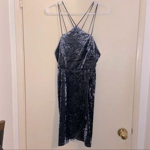 *MOVING SALE* LUSH NWT crushed velvet slinky dress